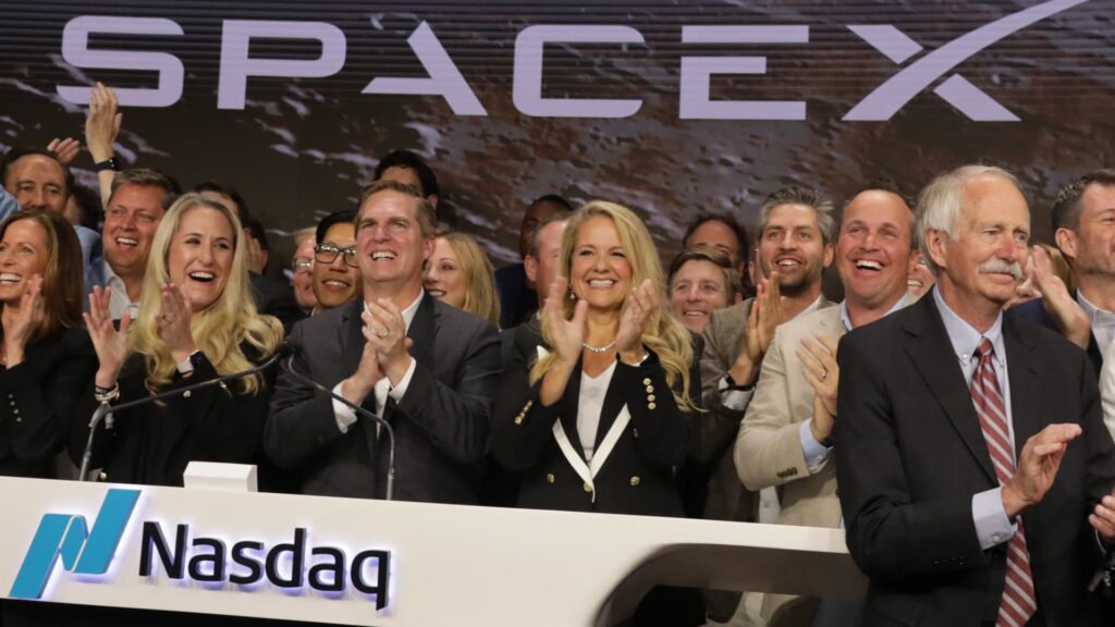 SpaceX shares gain 21% as trading begins, valuing Elon Musk’s rocket company at more than $2 trillion