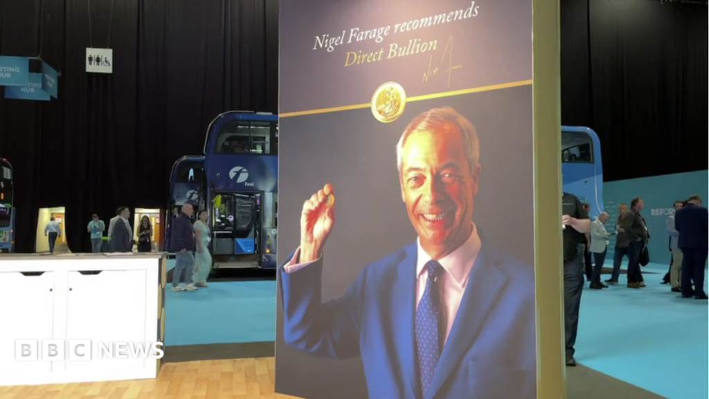 Nigel Farage declares earning £270,000 for gold bullion promotions