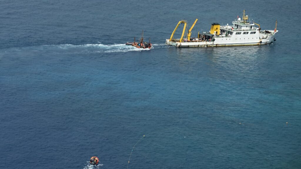U.S. condemns China after Philippine sailor injured at disputed shoal