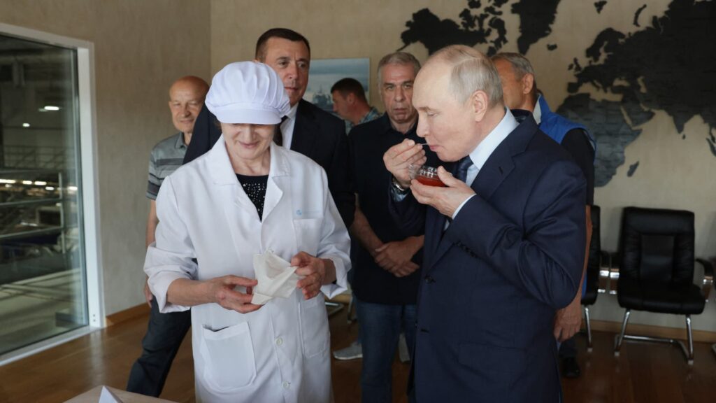 Putin visits disputed Kuril Islands, Japan protests
